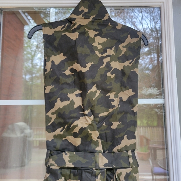 "Now You See Me" Army Camo Jumpsuit Dance Costume - BRAND NEW (Size Ad Medium) - Picture 9 of 14